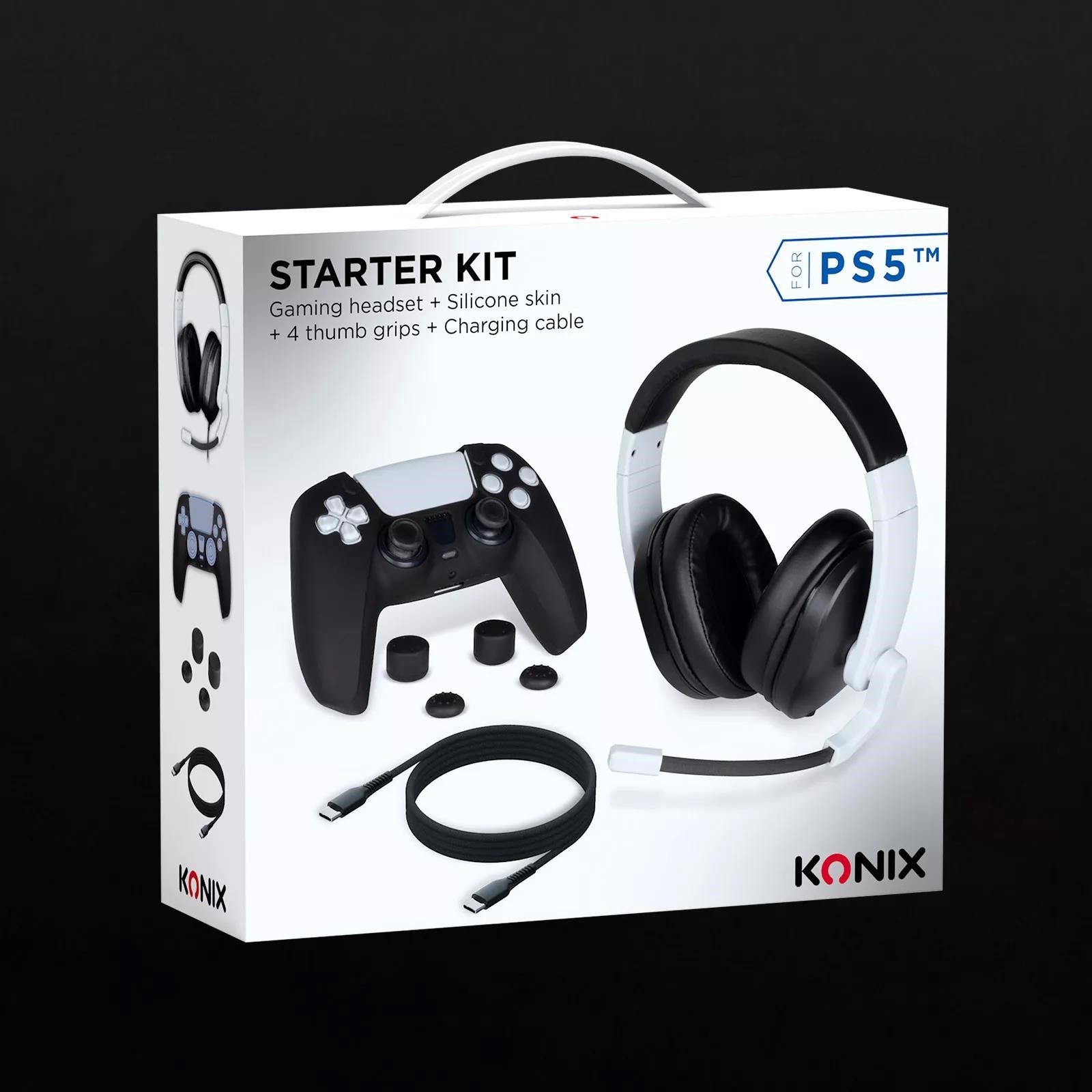 Konix Mythics PlayStation 5 Black Starter Pack1 