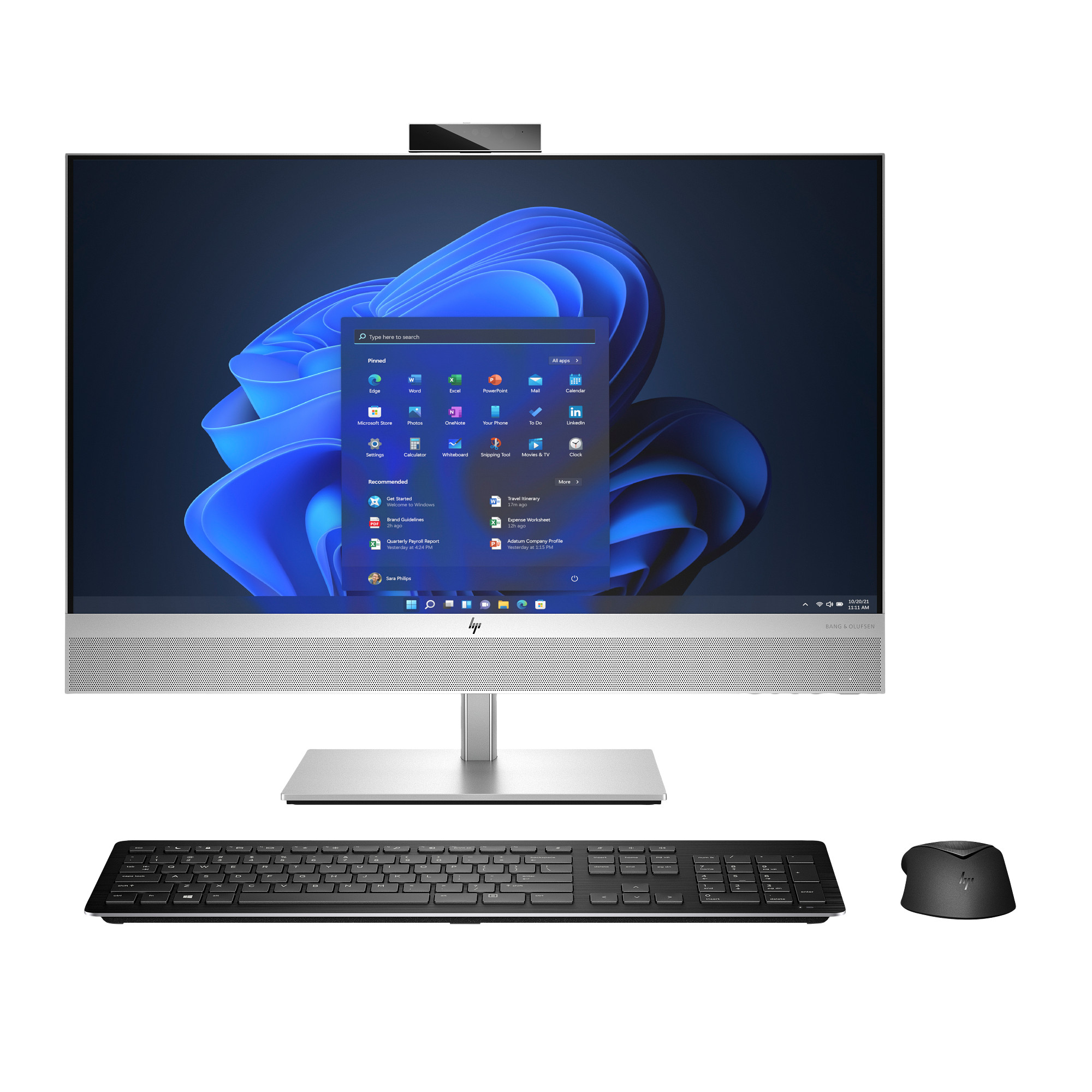 HP AiO EliteOne 870G9 27 T QHD i7-14700, 1x32GB,  1TBm.2, WiFi 6evPro+BT, wrls kl.a myš, MCR,  noDVD, 240Wpl., Win11Pro1 
