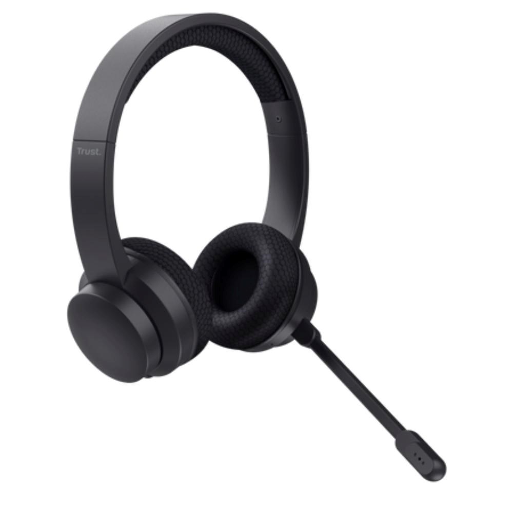 TRUST sluchátka s mikrofonem Ayda PC headset,  Bluetooth,  EKO Produkt,  Noise-Cancelling1 