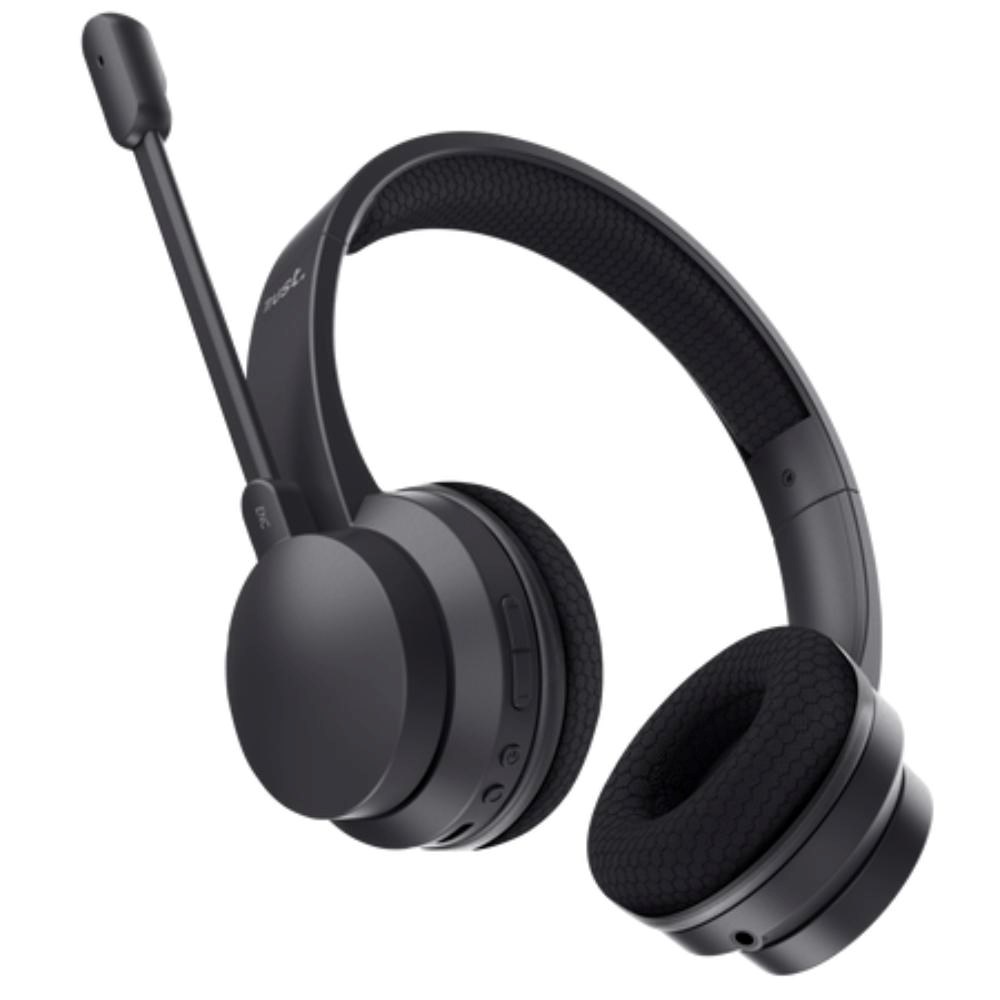 TRUST sluchátka s mikrofonem Ayda PC headset,  Bluetooth,  EKO Produkt,  Noise-Cancelling2 