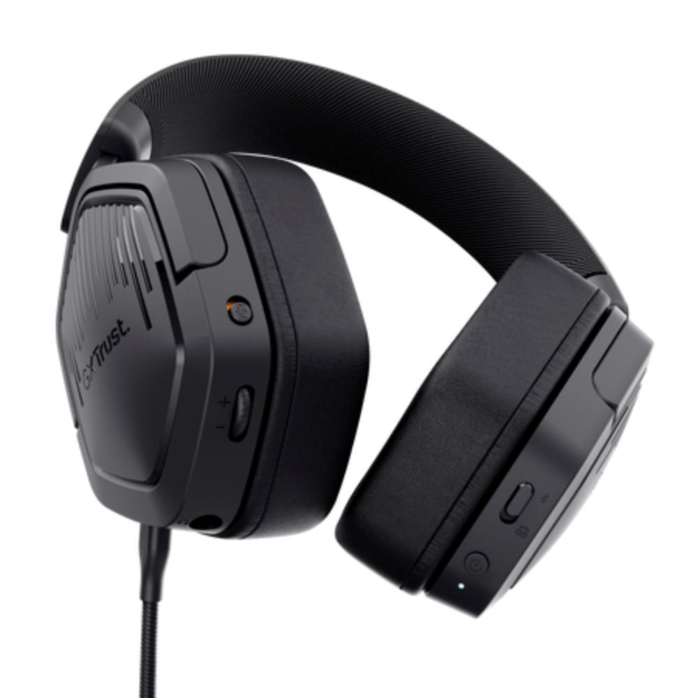 TRUST Herní sluchátka GXT 493 Carus,  Bluetooth,  2.4GHz,  černá1 