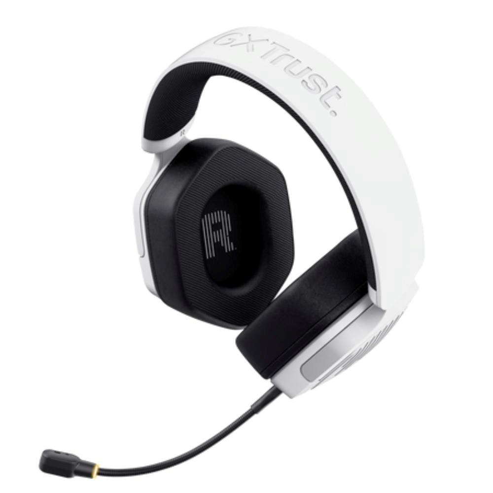 TRUST Herní sluchátka GXT 493W Carus,  Bluetooth,  2.4GHz,  bílá2 