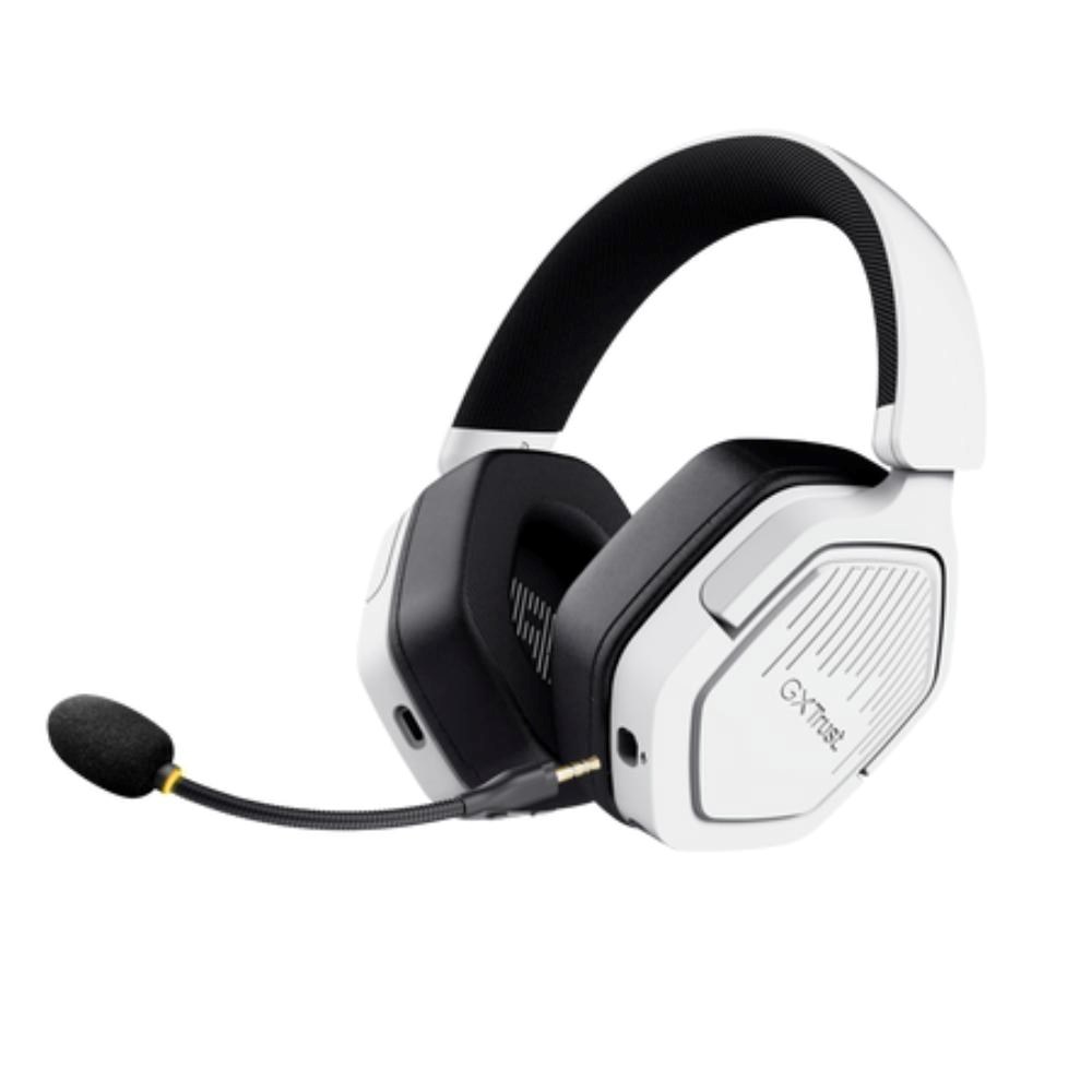 TRUST Herní sluchátka GXT 493W Carus,  Bluetooth,  2.4GHz,  bílá3 