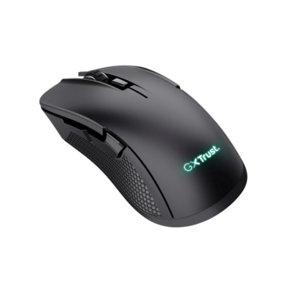 TRUST bezdrátová myš GXT 931 Ybar Wireless,  Bezdrátová RF 2.4GHz,  USB-C,  Černá1 