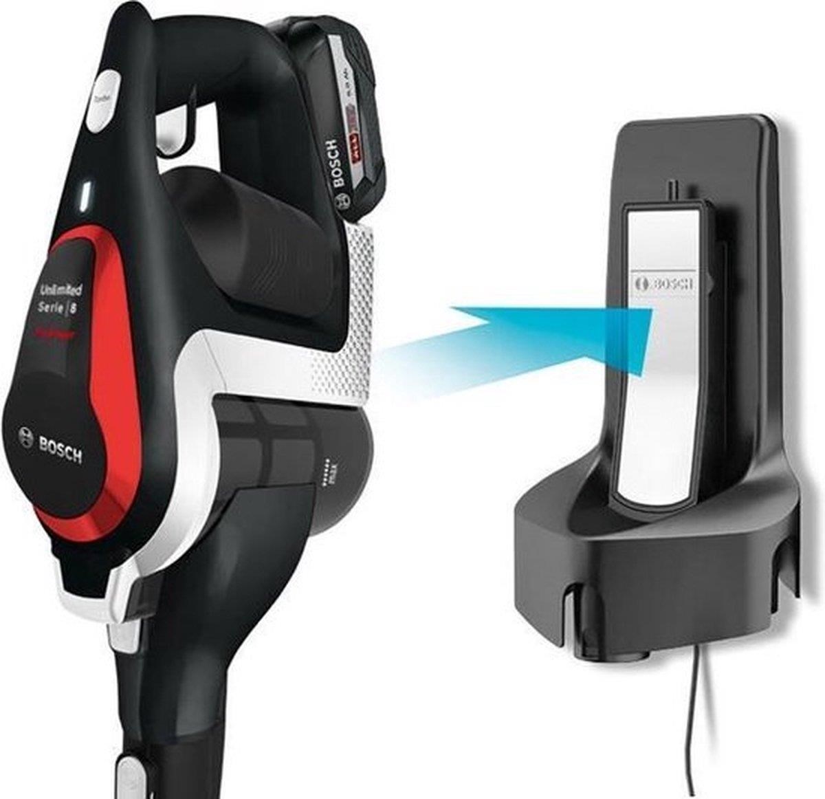 Bosch Unlimited Series 8 tyčový vysavač,  akumulátorový,  63 dB,  bezsáčkový,  černá1 