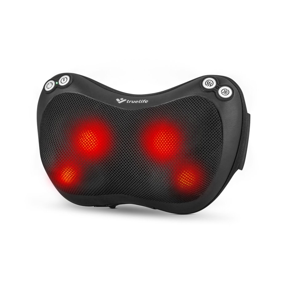 TrueLife RelaxBack B3 Charge - masážní polštář s dobíjecí baterií - Poškozený obal (Komplet)0 