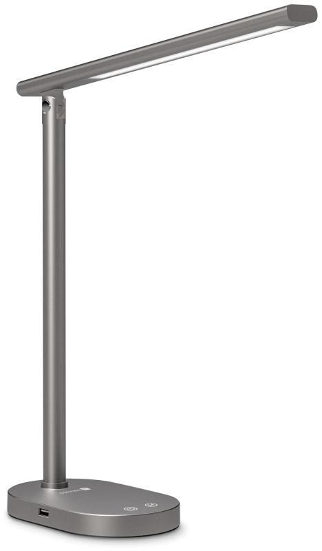 CONNECT IT Stolní LED lampa Shine, USB-A, šedá0 