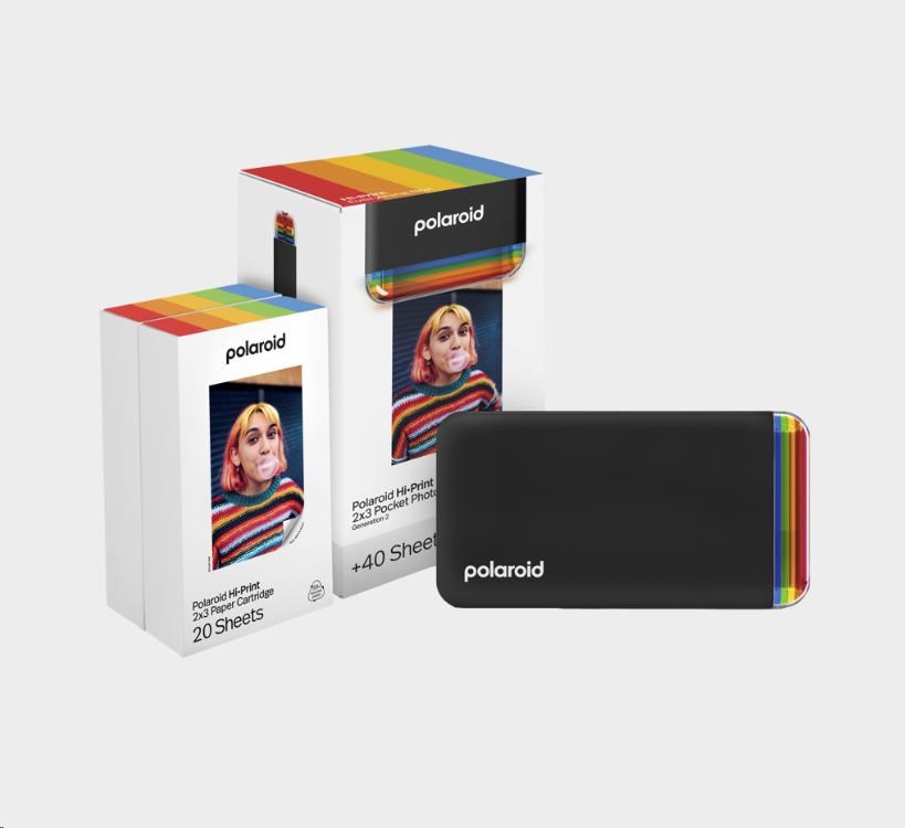 BAZAR - Polaroid Hi-Print Gen 2 E-box Black - pošk. obal0 