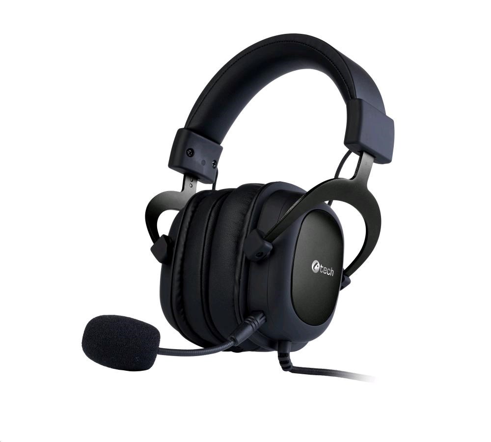 C-TECH Herní sluchátka Archon V2 (GHS-23B),  3.5mm Jack,  černá2 