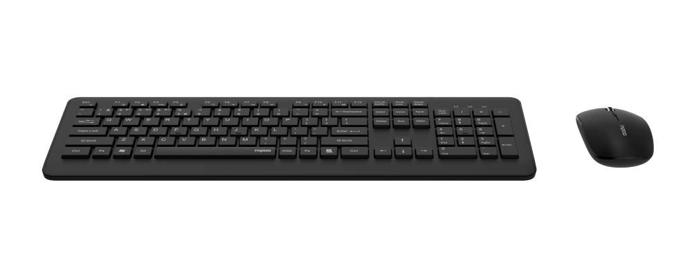 RAPOO Set klávesnice a myš 8310M, Multi-mode, Bezdrátový set, CZ/SK, Černá2 
