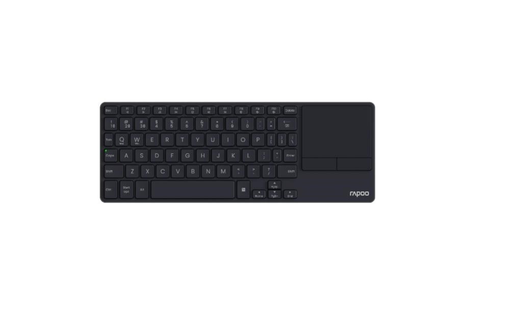 RAPOO Klávesnice E2810M,  Bezdrátová 2.4GHz,  Bluetooth,  CZ/ SK,  černá0 