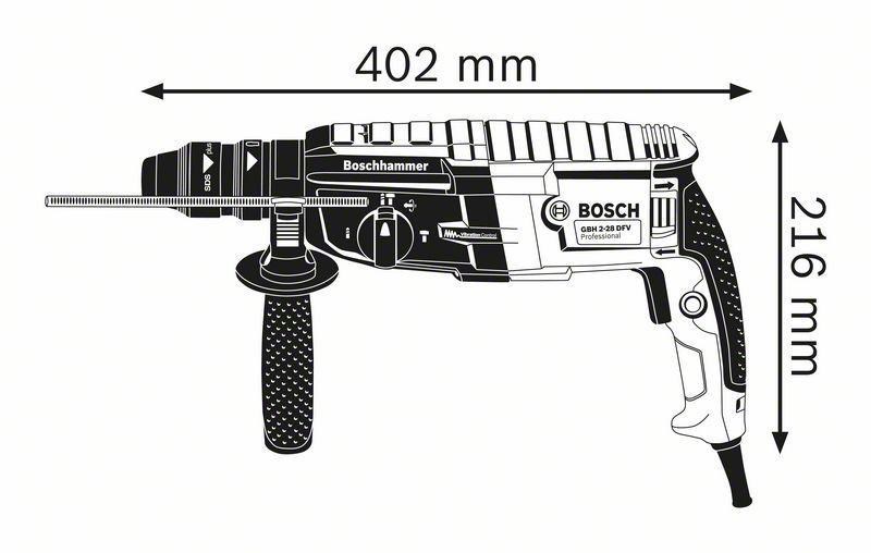 Bosch GBH 2-28 F vrtací kladivo s SDS plus1 