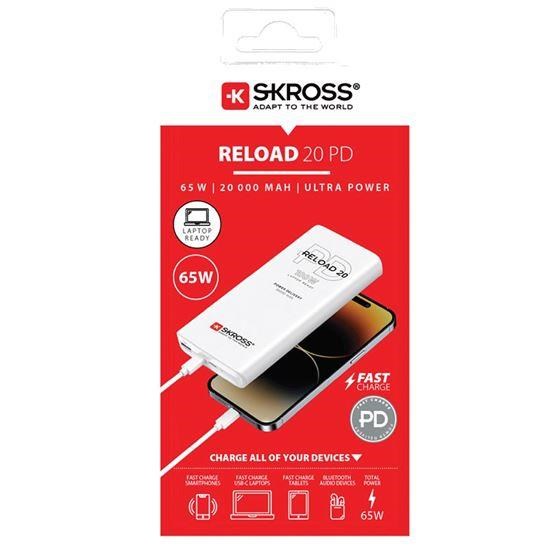 SKROSS powerbank Reload 20 65W PD,  20 000mAh,  USB A+C1 