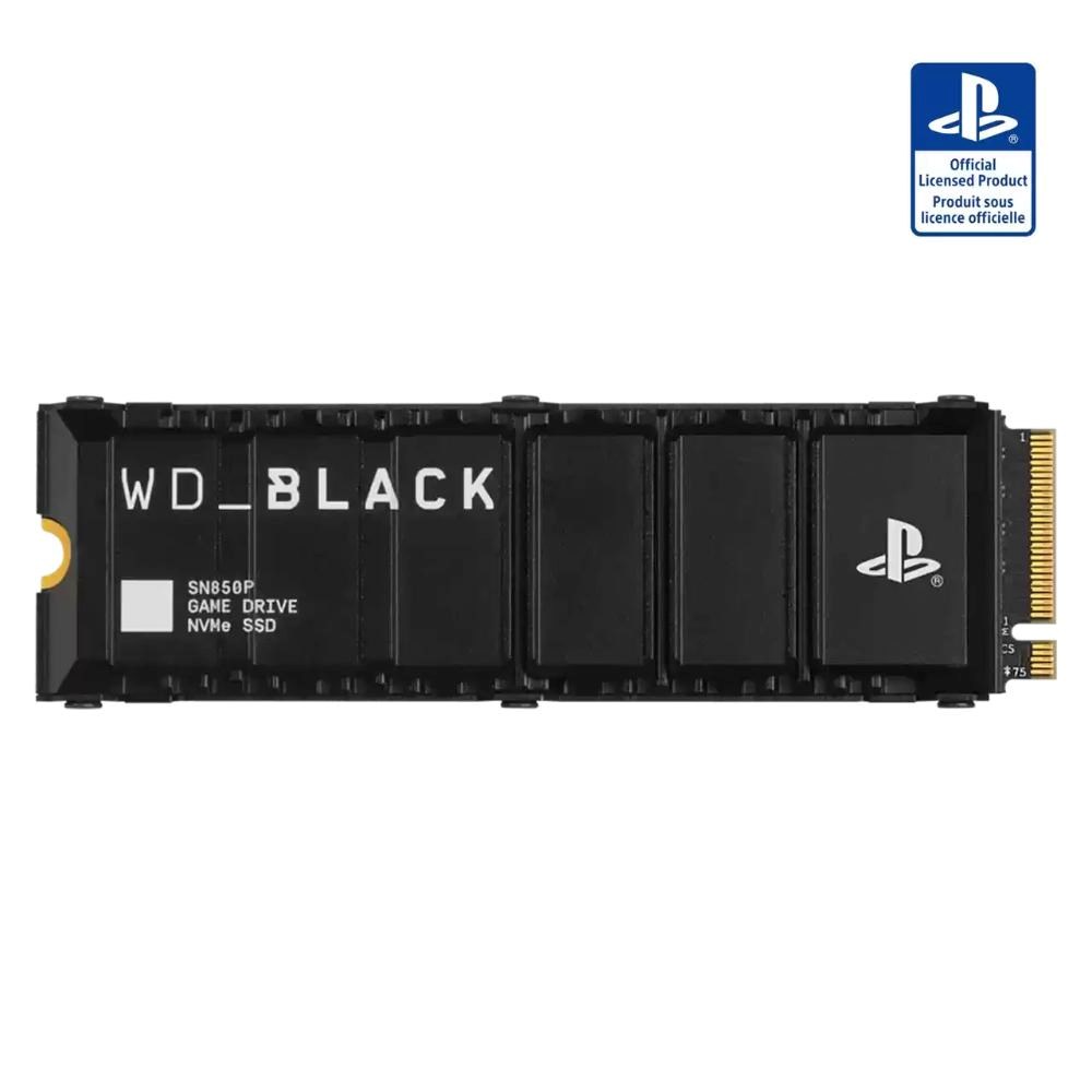 WD Black SN850P/ 2TB/ SSD/ M.2 NVMe/ Čierna/ Heatsink/ 5R0 