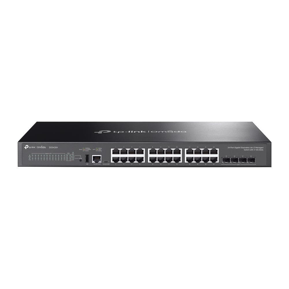 TP-Link OMADA switch SG5428X (24xGbE, 4xSFP+, 1xUSB2.0, 2xConsole, fanless)2 