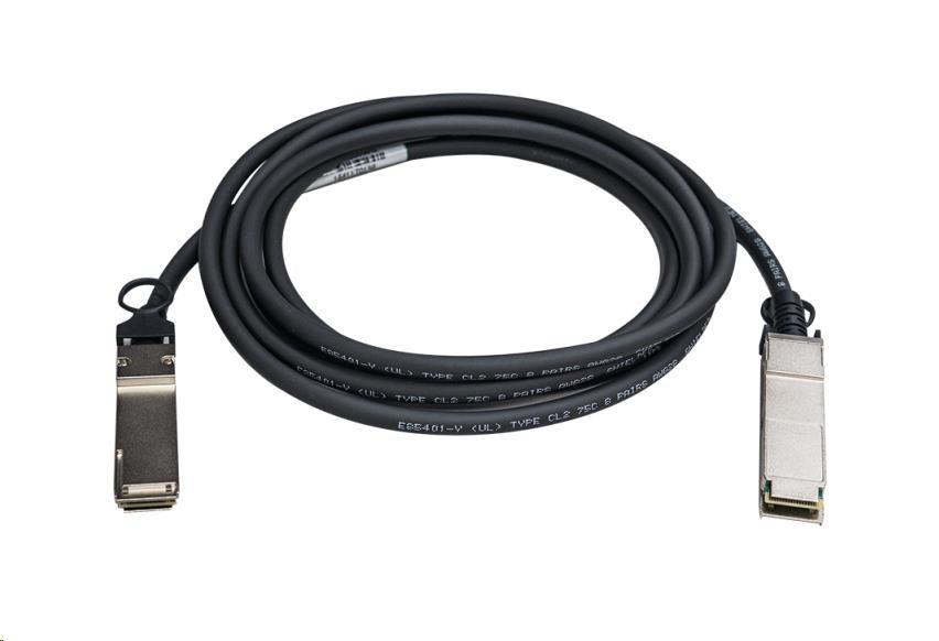 QNAP CAB-NIC40G30M-QSFP - QSFP+ 40GbE twinaxiálny kábel s dĺžkou 3 metre0 