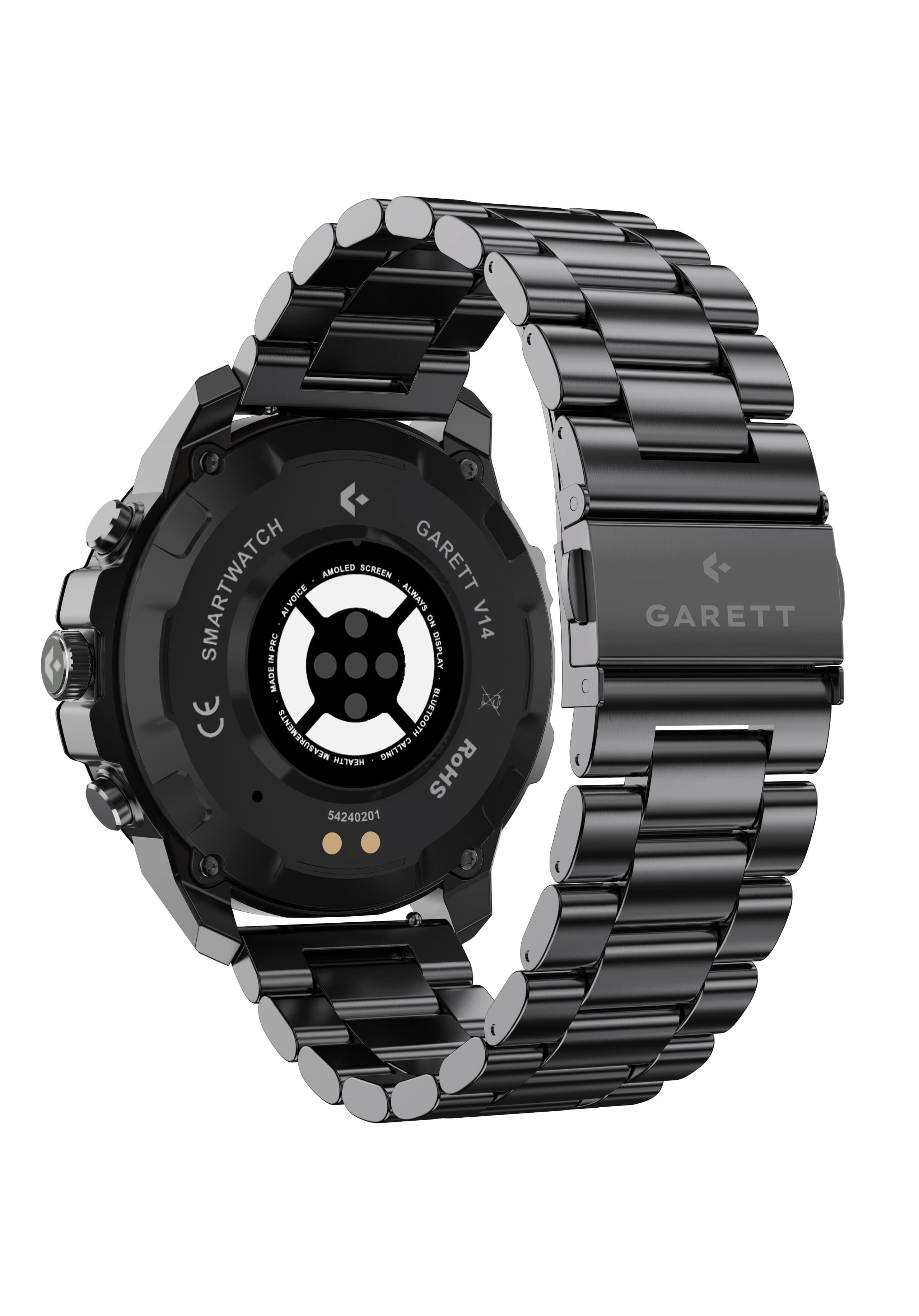 Garett Smartwatch V14 Black Steel1 
