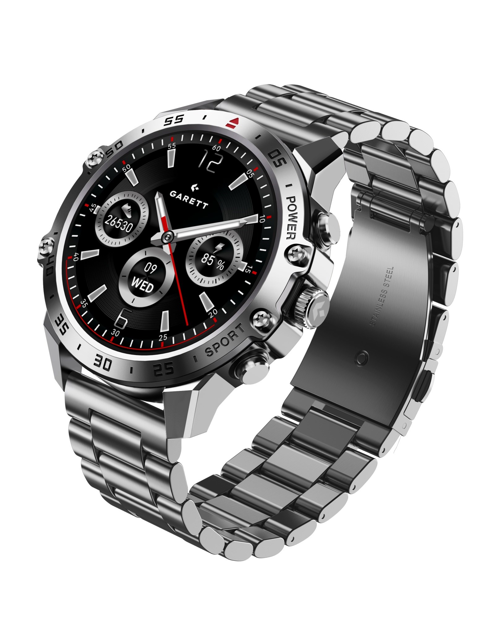 Garett Smartwatch V14 Silver Steel0 