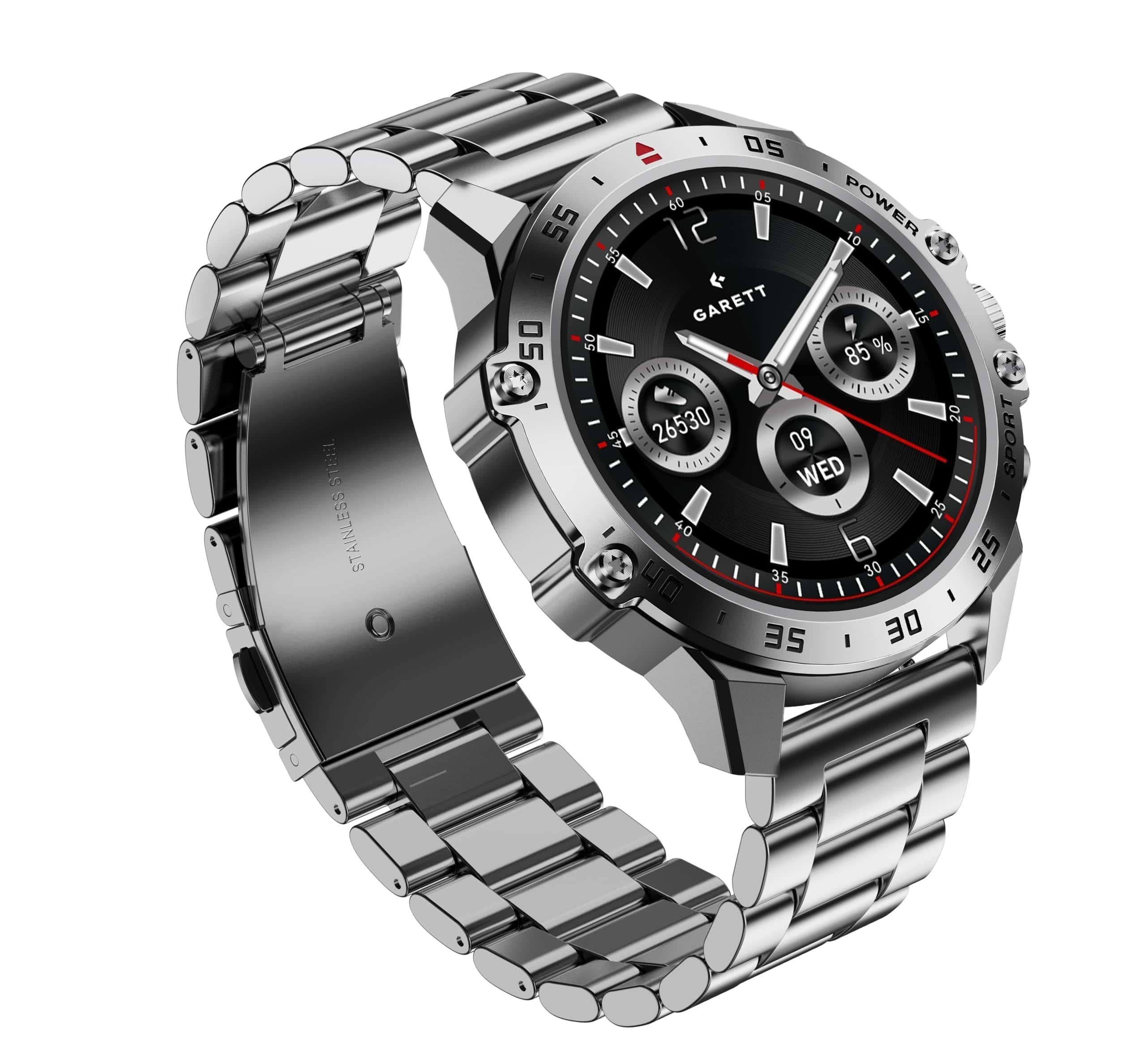 Garett Smartwatch V14 Silver Steel1 
