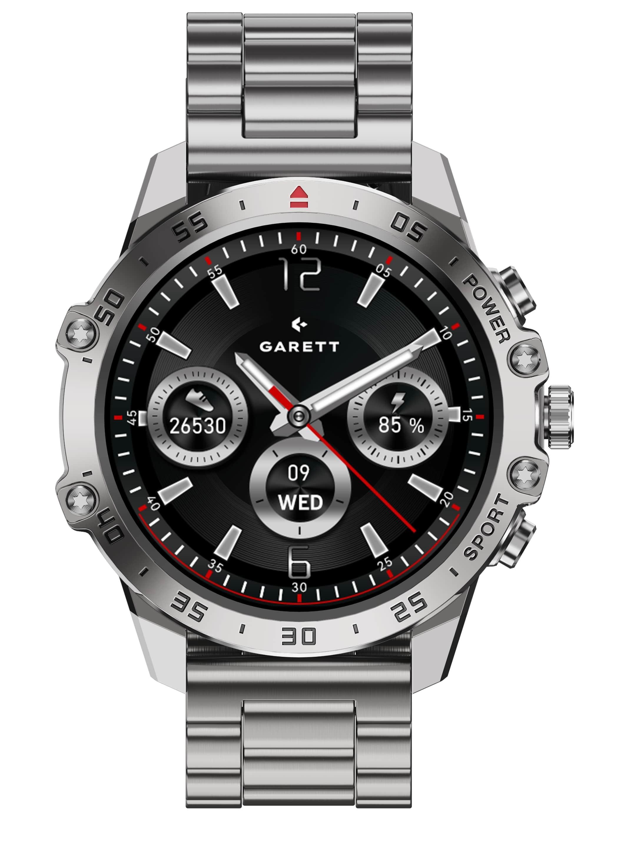 Garett Smartwatch V14 Silver Steel2 