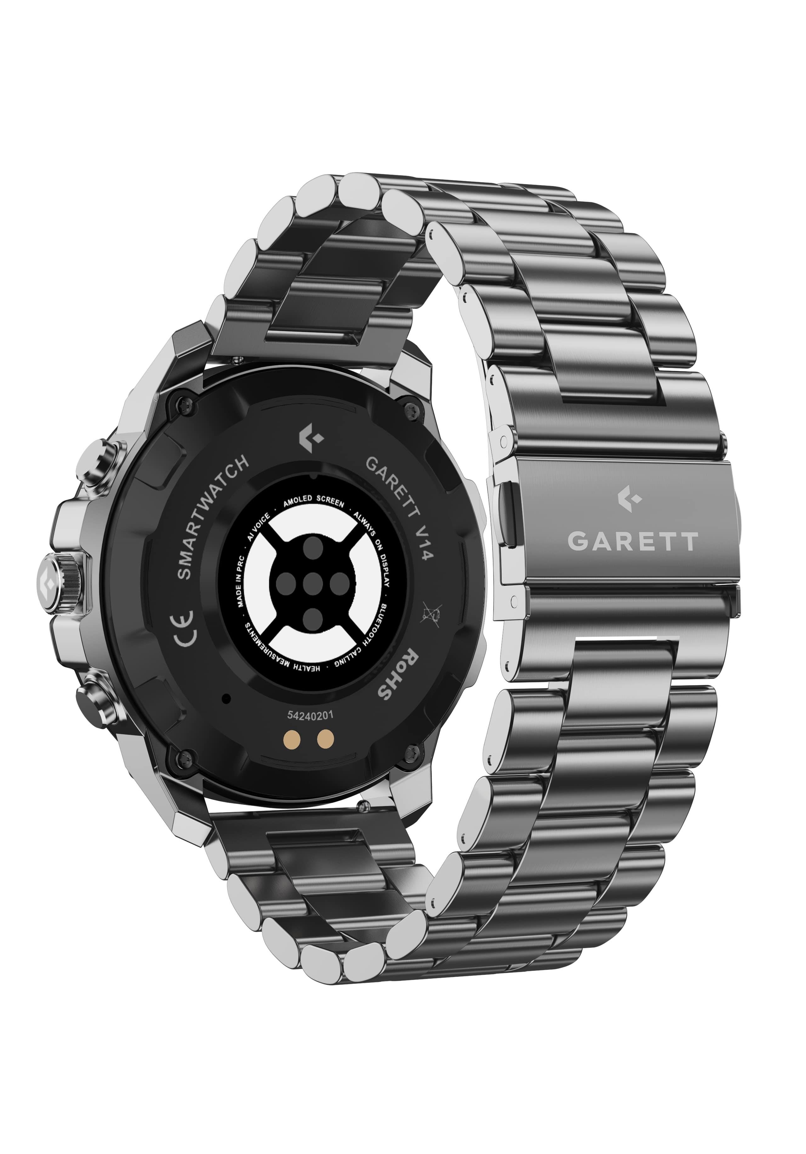 Garett Smartwatch V14 Silver Steel3 