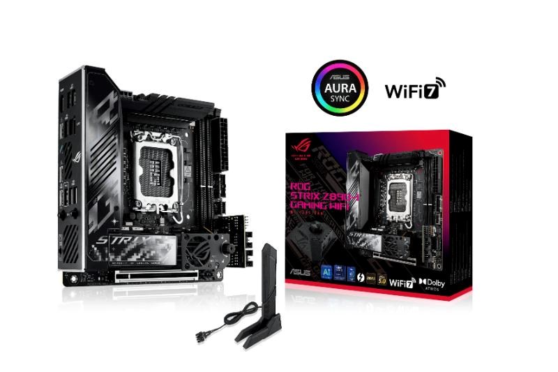 ASUS MB Sc LGA1851 ROG STRIX Z890-I GAMING WIFI,  Intel Z890,  2xDDR5,  1xHDMI,  2xThunderbolt,  WI-FI,  Mini-ITX0 