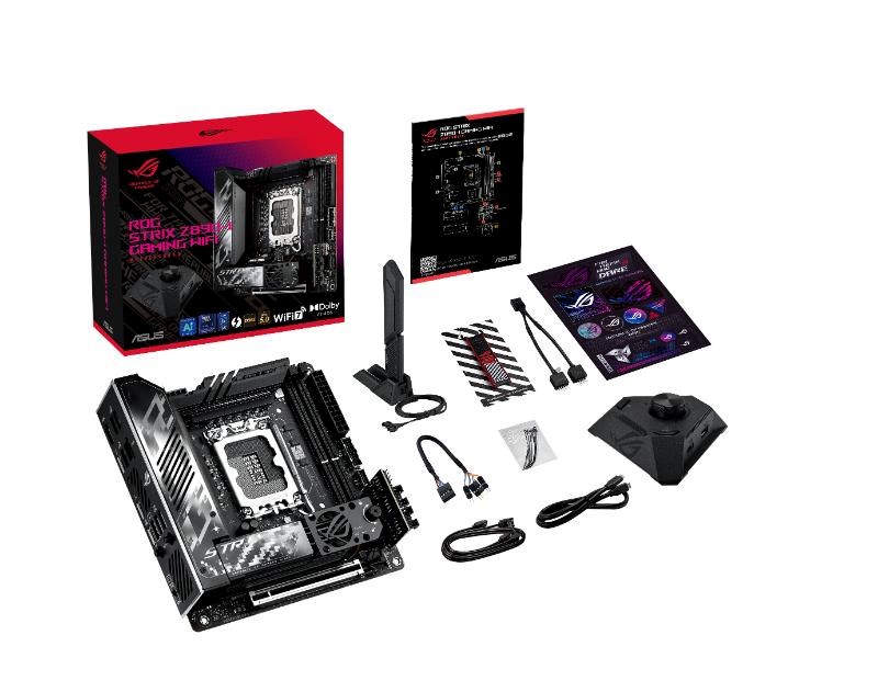ASUS MB Sc LGA1851 ROG STRIX Z890-I GAMING WIFI,  Intel Z890,  2xDDR5,  1xHDMI,  2xThunderbolt,  WI-FI,  Mini-ITX9 
