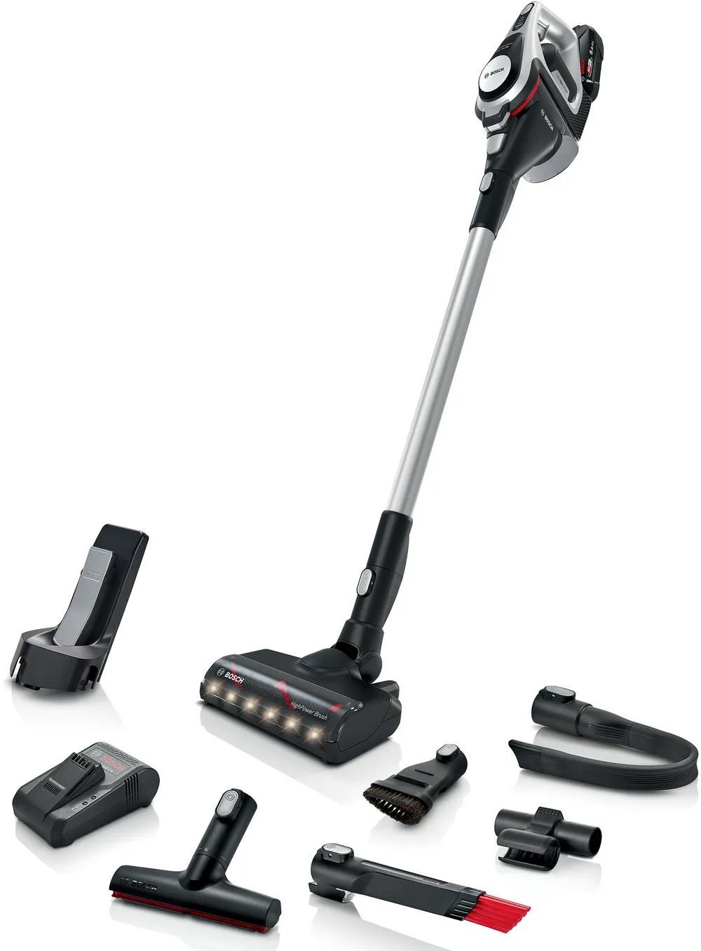 Bosch Unlimited Series 8 Gen2 tyčový vysavač, akumulátorový, 79 dB, bezsáčkový, černá / šedá4 