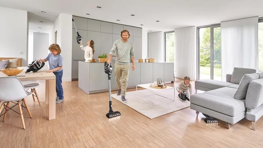 Bosch Unlimited Series 8 Gen2 tyčový vysavač, akumulátorový, 79 dB, bezsáčkový, černá / šedá6 