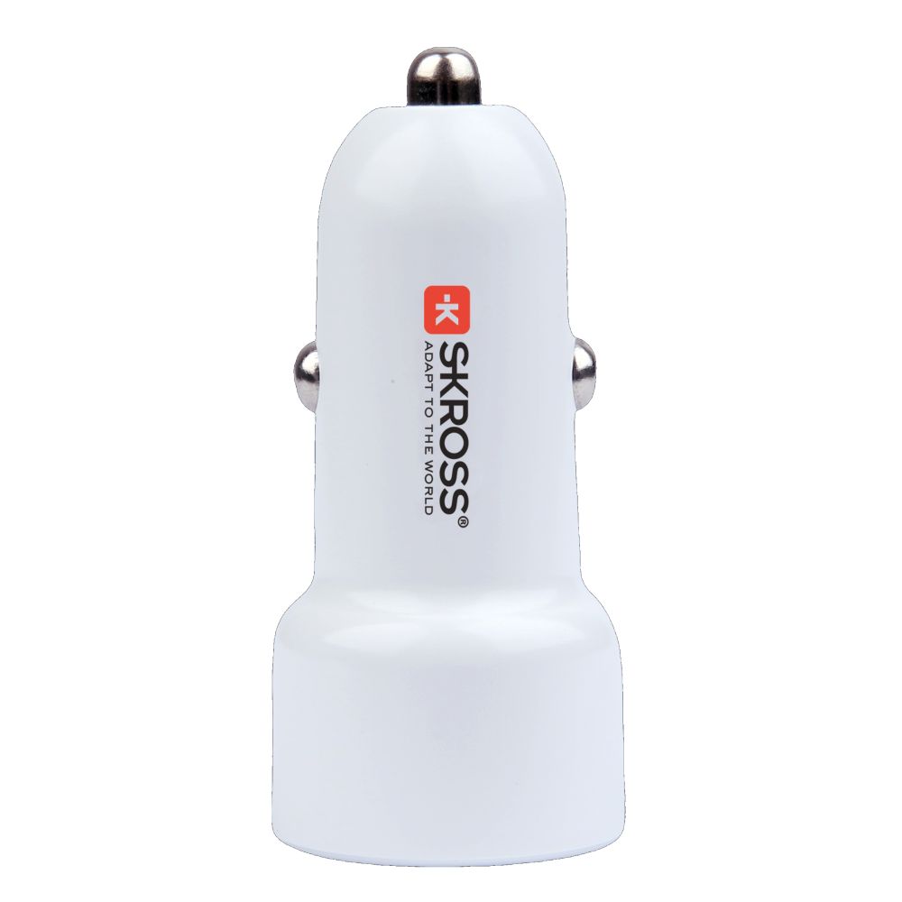 SKROSS USB A+C nabíjecí autoadaptér Dual Car Charger, 65W PD1 