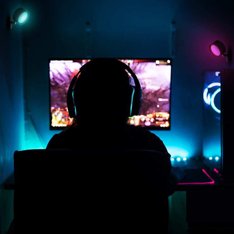 Solight LED nabíjecí RGB světlo,  dálkový ovladač,  Li-Ion,  USB-C1 