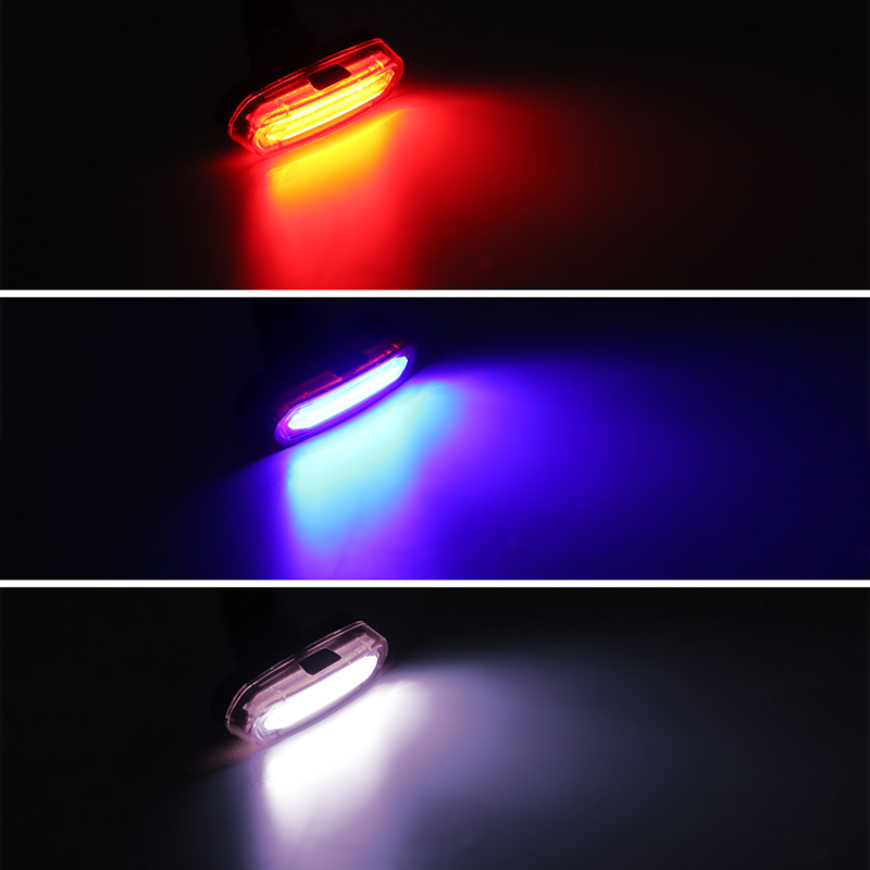 Solight LED nabíjecí zadní cyklo světlo,  3W COB,  nabíjecí,  Li-Ion3 