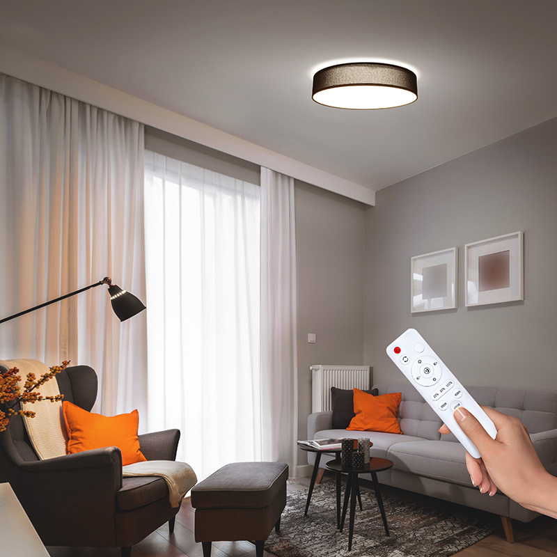 Solight LED osvětlení s dálkovým ovladačem Penley,  48W,  3360lm,  40cm,  změna chromatičnosti,  stmívatelné4 