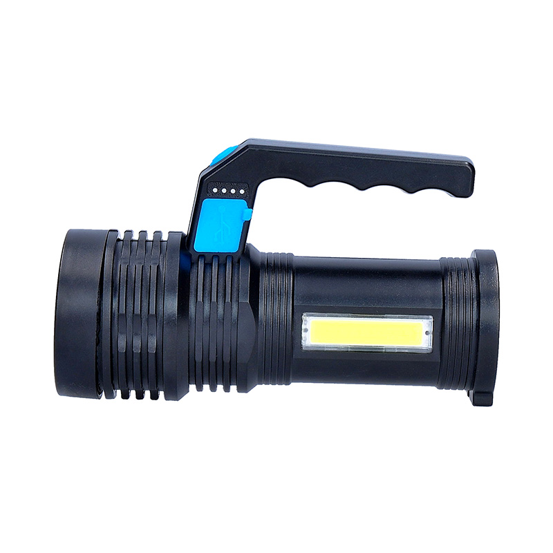 Solight LED nabíjecí svítilna s rukojetí a bočním světlem,  150+100lm,  Li-Ion1 