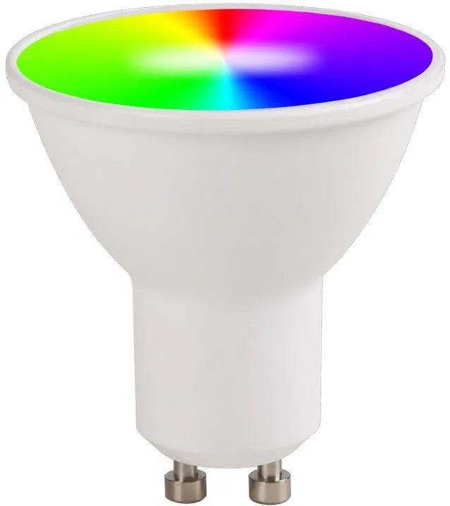 iGET HOME BS2 - Wi-Fi LED žiarovka 5.5W RGB, CCT, GU10, stmievateľná, samostatná