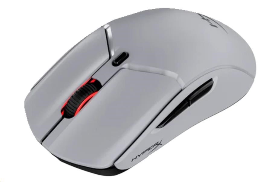 HyperX Pulsefire Haste 2 Pre/ Herná/ Optická/ Pre pravákov/ 26 000 DPI/ USB+BT/ Sivá