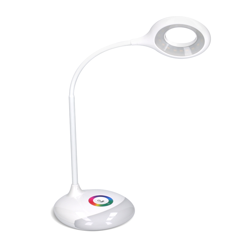 Solight LED stolná lampička nabíjacia, 5W, RGB podsvietenie, stmievateľná, USB napájanie1 
