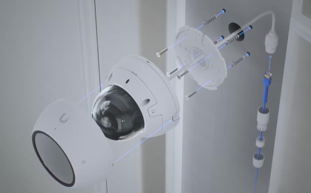 UBNT UVC-AI-Dome-B - AI Dome PoE kamera,  8MP,  černá2 