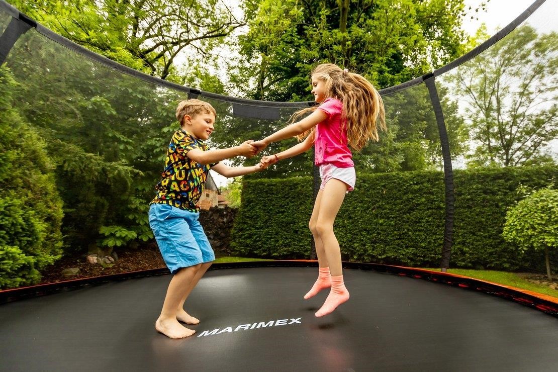 Marimex Premium trampolína 305 cm + vnitřní ochranná síť + schůdky ZDARMA8 