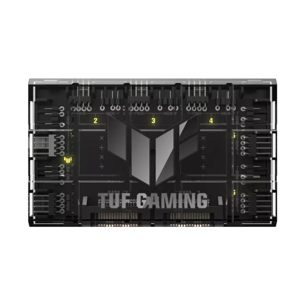 ASUS TUF GAMING ARGB FAN HUB,  6x ARGB Fan,  2x SATA,  černá3 