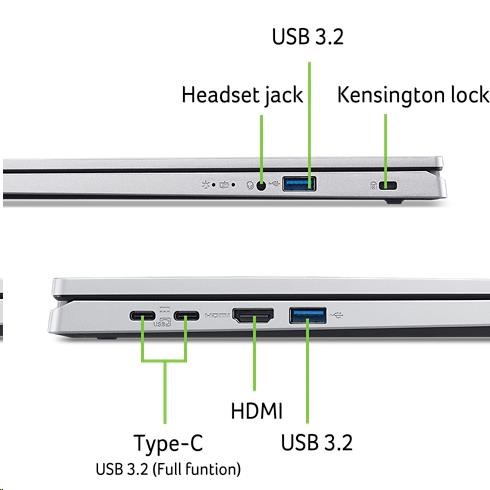 ACER NTB Aspire Go 15 (AG15-71P-55G2), i5-1334U, 15.6