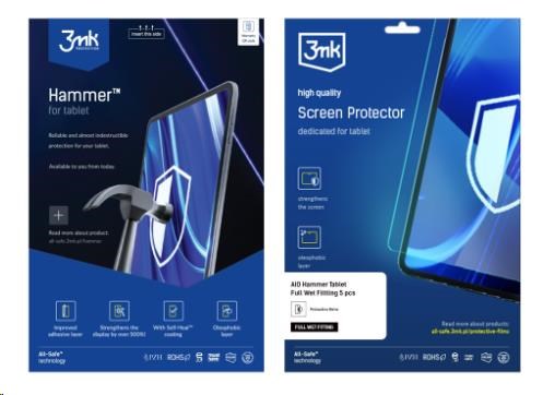 3mk All-Safe - AIO PLUS fólie Hammer Cutting Mat - Tablet Plus do 15