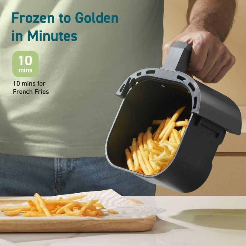 BAZAR - Cosori Lite 2.0L Mini PRO – horkovzdušná digitální fritéza - Poškozený obal (Komplet)6 