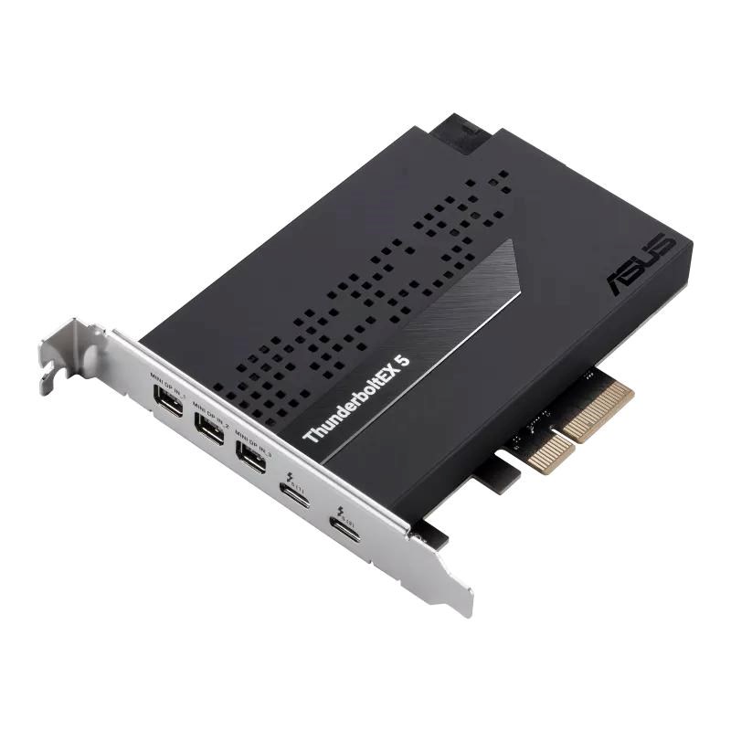 ASUS rozšiřující karta ThunderboltEX 5, PCIe 4.0x4, 2xThunderbolt 5, 3x Mini-DP2 