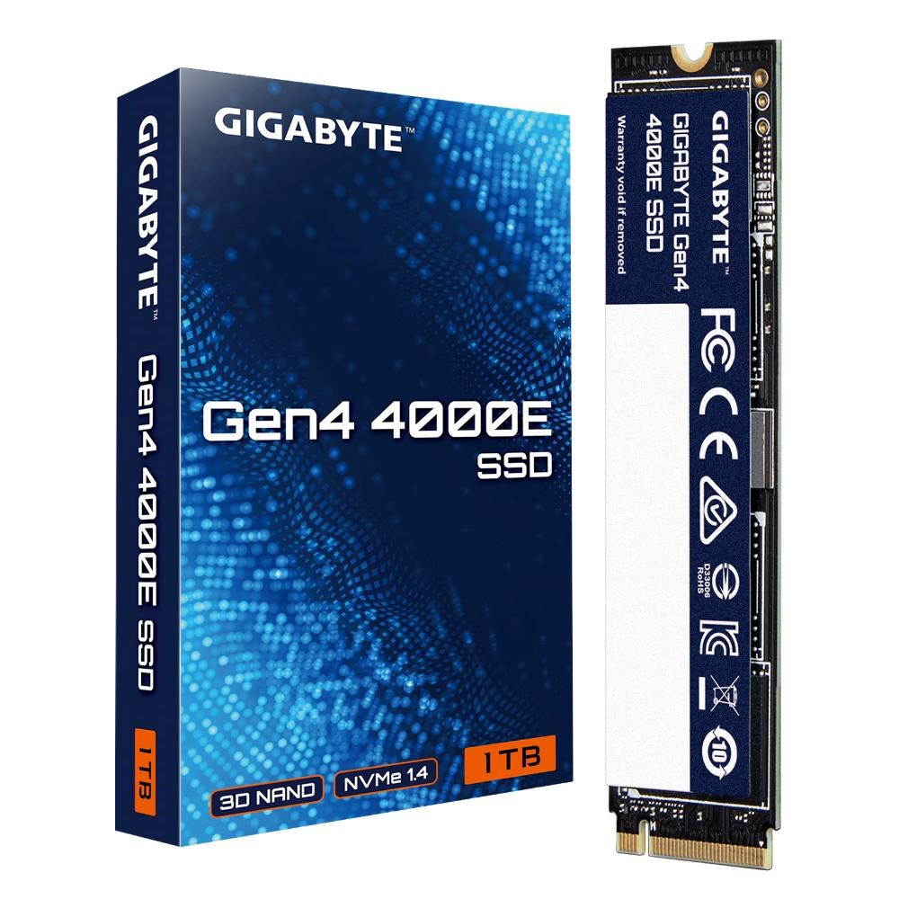GIGABYTE SSD 1TB 4000E,  PCIe Gen4x4,  M.2 2280,  (R:4000MB/ s, W:3900MB/ s)4 