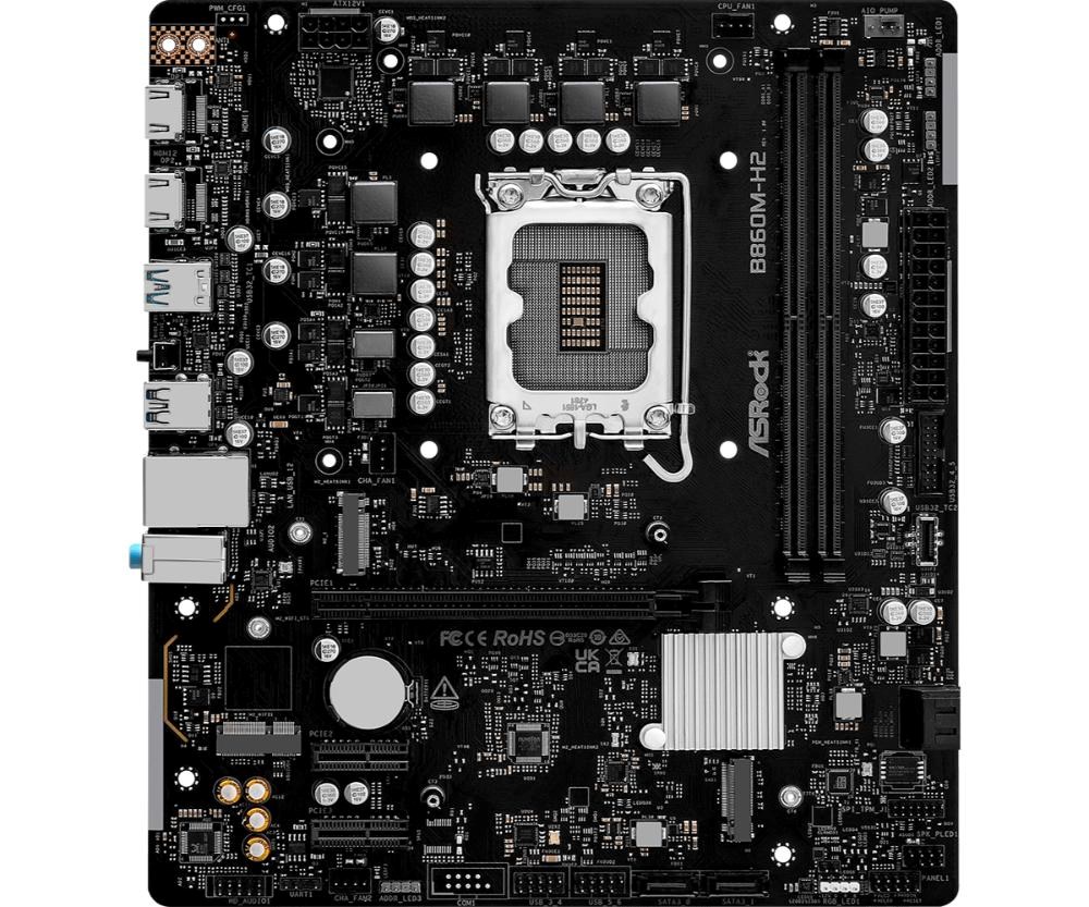 ASRock MB Sc LGA1851 B860M-H2,  Intel B860,  2xDDR5,  2xHDMI,  mATX1 