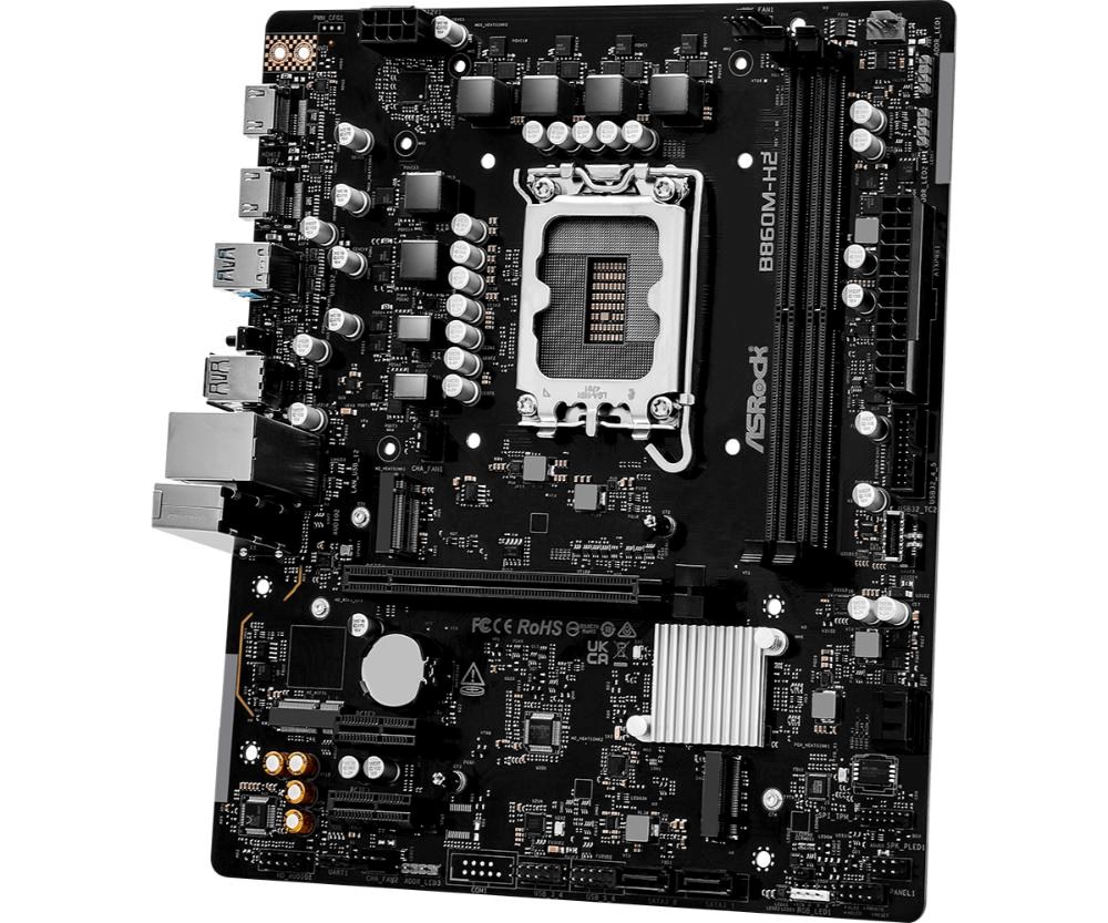 ASRock MB Sc LGA1851 B860M-H2,  Intel B860,  2xDDR5,  2xHDMI,  mATX3 