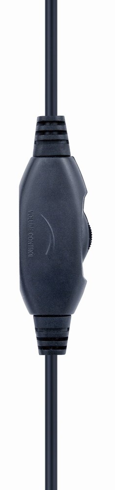 GEMBIRD sluchátka s mikrofonem GHS-05-B,  gaming,  černo-červená,  1x 4-pólový 3, 5mm jack2 