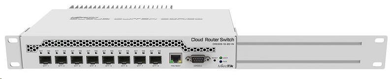 BAZAR - MikroTik Cloud Router Switch CRS309-1G-8S+IN,  800MHz CPU,  512MB RAM,  1xLAN, 8xSFP+ slot, vč. L5 licence,  Po opravě3 