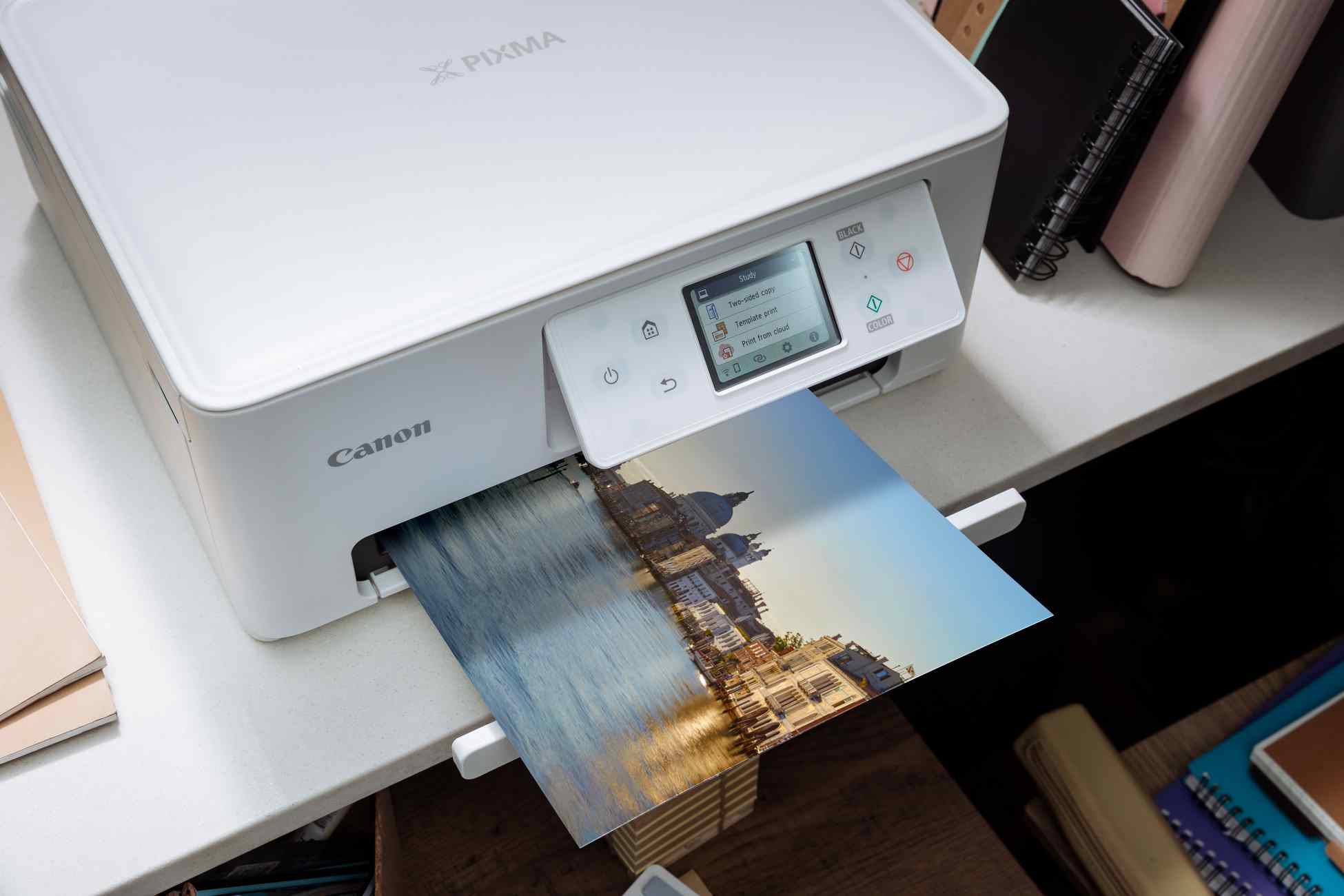 BAZAR - Canon PIXMA TS7650i MF(tisk,kopírka,sken,cloud) A4, 15obr./min., LCD, USB, Wi-Fi - Poškozený obal (Komplet)3 